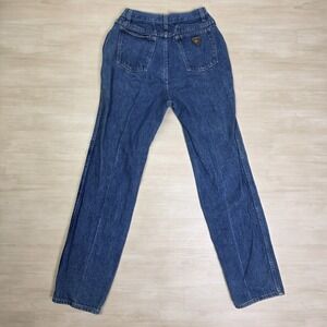 Vintage 90s Wrangler Made in USA High-Rise Tapered Jeans Mom‎ Size 24 x 29